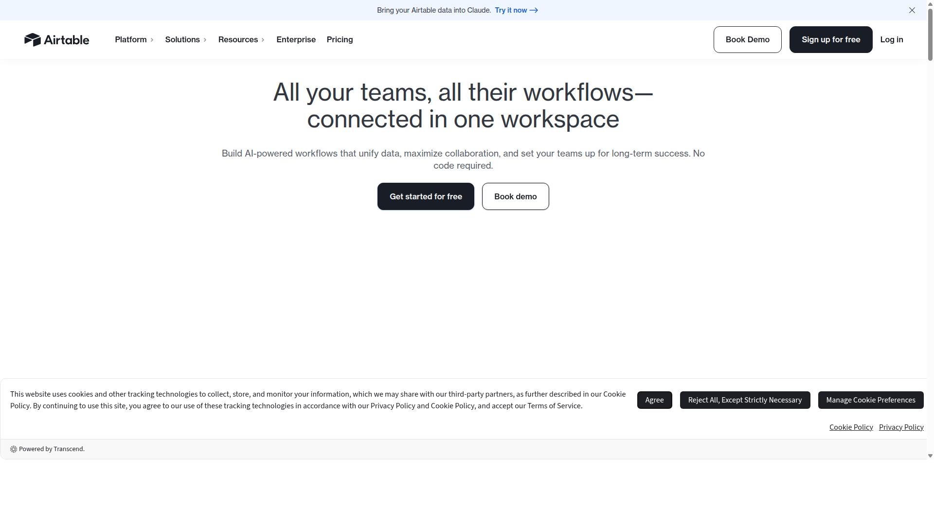 Airtable website