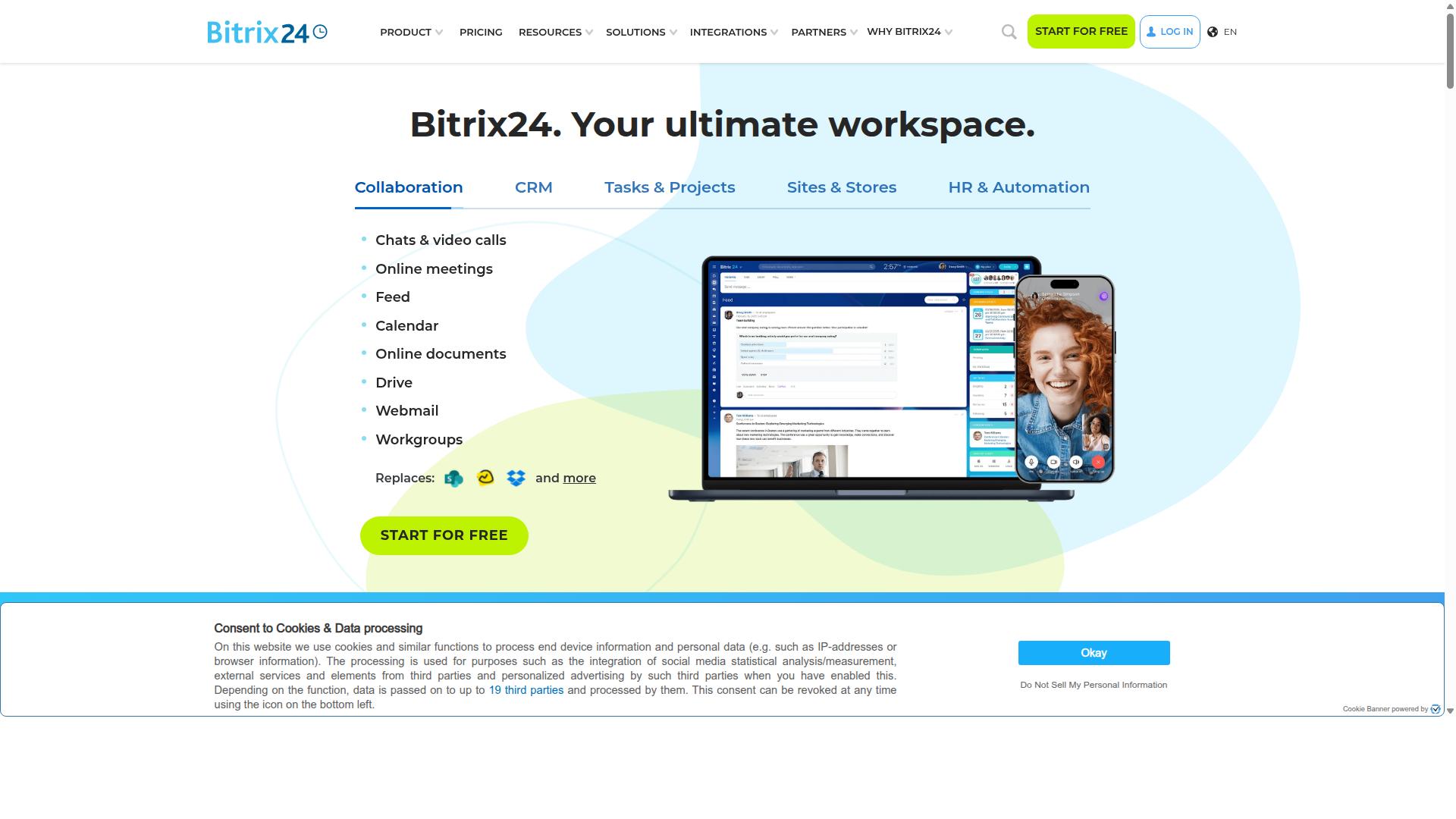 Bitrix24 website