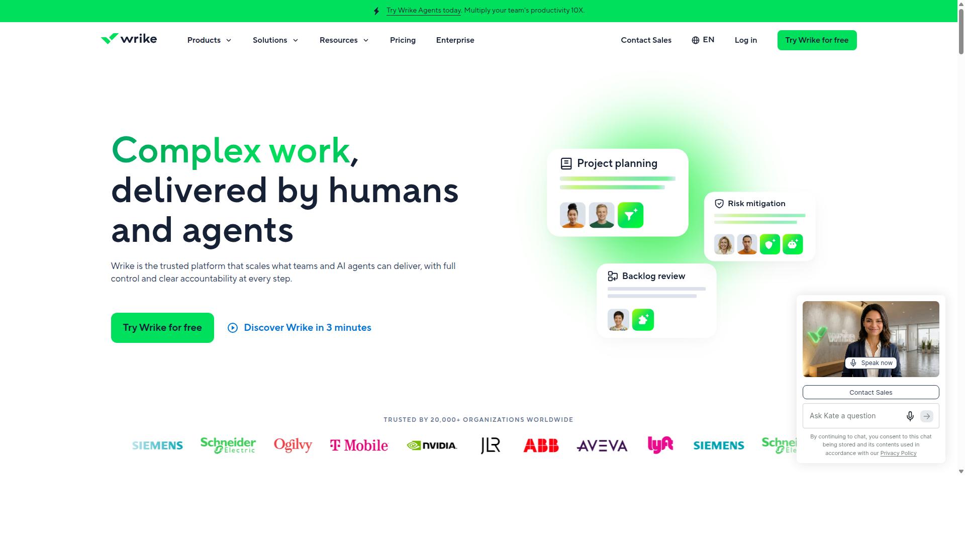 Wrike website